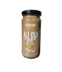 Salsa Alioli de Ajo Negro Veggie Bio 240g Sesmans Organics
